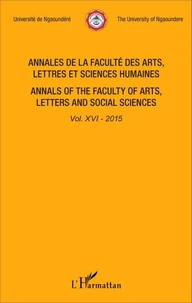Annales de la Faculté des arts, lettres et sciences humaines de l'Université de Ngaoundéré