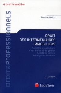 Moussa Thioye - Droit des intermédiaires immobiliers.