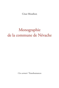 Monographie de la commune de Névache