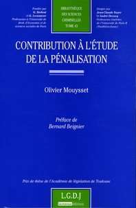 Contribution à l'étude de la pénalisation