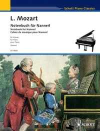 Cahier de musique pour Nannerl