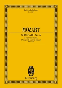 Serenade No. 6 Ré majeur