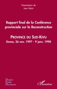 Rapport final de la conférence provinciale sur la reconstruction