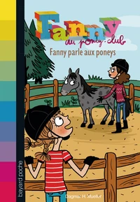 Fanny parle aux poneys