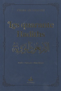 Muhyiddine Al-Nawawi - Les quarante Hadiths - Couverture bleue avec dorure.