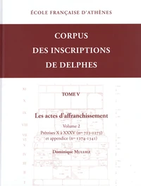 Les actes d'affranchissement