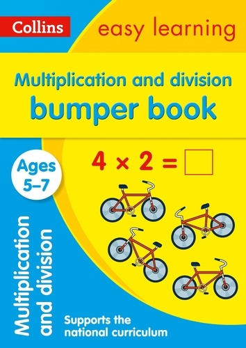 Multiplication and Division Bumper Book Ages 5-7 - Prepare for school with easy home learning.