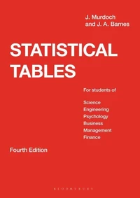 Statistical tables : for science, engineering, business, management and finance