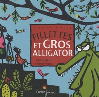 Muriel Bloch et Andrée Prigent - Fillettes et gros alligator.