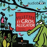 Muriel Bloch et Andrée Prigent - Fillettes et gros alligator.