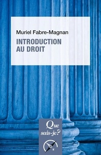 Muriel Fabre-Magnan - Introduction au droit.