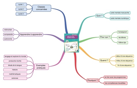 Utiliser les cartes mentales a l'école. Cycles 1, 2 et 3  avec 1 Cédérom