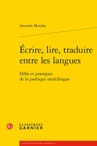 Ecrire, lire, traduire entre les langues