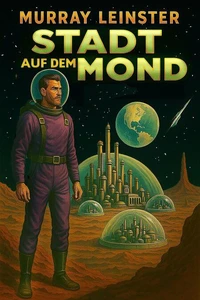 Stadt auf dem Mond