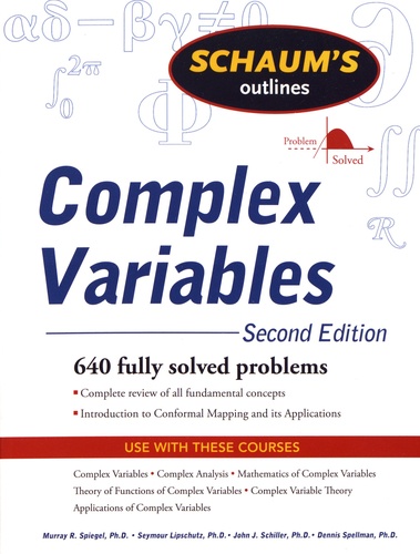 Murray R. Spiegel et Seymour Lipschutz - Complex Variables.