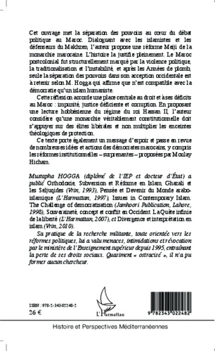 Théocratie populiste ou séparation des pouvoirs au Maroc ?. Histoire et alternative démocratique