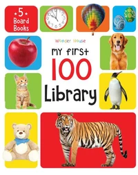My First 100 Library: of 5 Early Learning Books for Kids/Children