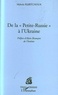 Mykola Riabtchouk - De la Petite-Russie à l'Ukraine.