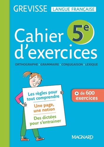 Myriam Dufour - Cahier d'exercices Grevisse 5e.