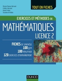 Myriam Maumy-Bertrand et Frédéric Bertrand - Mathématiques Licence 2 - Exercices et méthodes.