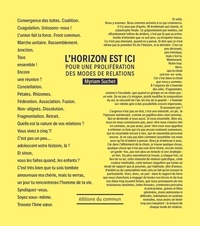 Rapidshare télécharger des livres électroniques Horizon est ici (L')  - Pour une prolifération des modes de relations (French Edition)