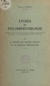 N. A. Popov - Études de psychophysiologie (3) - La théorie des centres nerveux et les réflexes conditionnés. Conférences faites à l'Institut de Psychologie, à la Clinique Neuropsychiatrique de la Faculté et au Centre Psychiatrique de l'Asile Ste Anne, Paris.