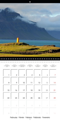 CALVENDO Nature  Balade islandaise (Calendrier mural 2021 300 × 300 mm Square). L'Islande en 12 photographies (Calendrier mensuel, 14 Pages )