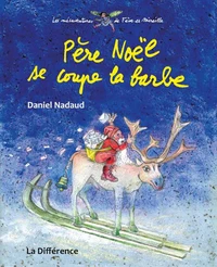 Père Noël se coupe la barbe