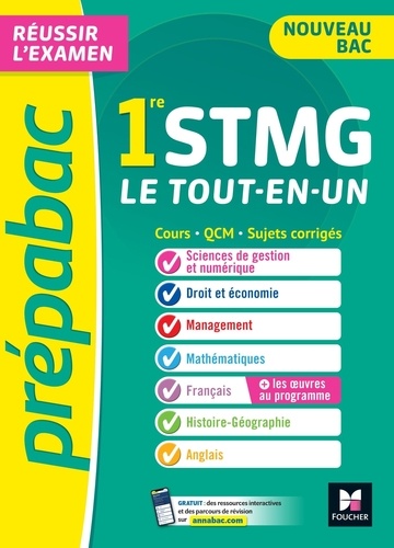 Le tout-en-un 1re STMG  Edition 2023