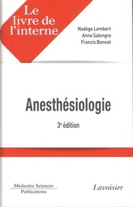 Nadège Lembert et Anne Salengro - Anesthésiologie.