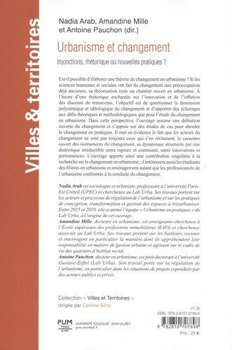 Urbanisme et changement. Injonctions, rhétorique ou nouvelles pratiques ?