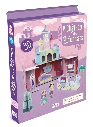 Le château des princesses 3D. Livre et maquette à construire