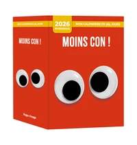 Mon calendrier 2026 - Moins con !