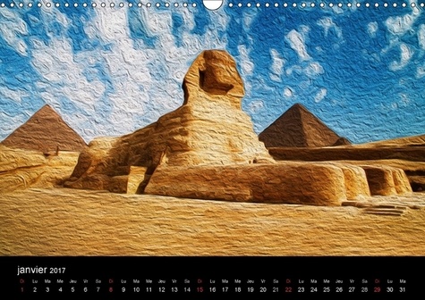 L'ÉGYPTE EN COULEURS (Calendrier mural 2017 DIN A3 horizontal). Découvrez l'Égypte à travers ces somptueuses couleurs. (Calendrier mensuel, 14 Pages )