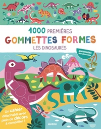 Nadia Taylor - 1000 premières gommettes formes Les dinosaures.