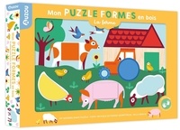 Nadia Taylor - Mon puzzle formes en bois - la ferme.