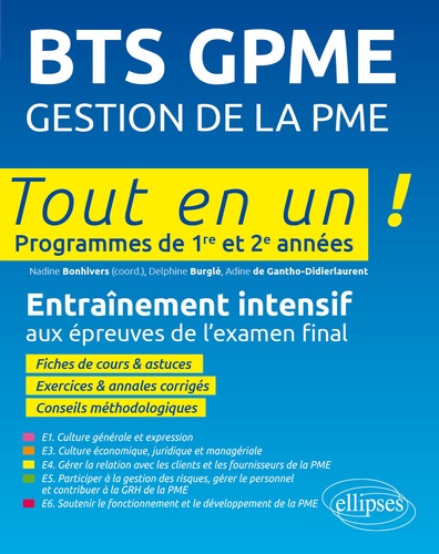 BTS GPME Gestion de la PME. Entraînement intensif aux épreuves de l'examen final