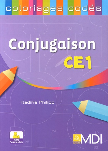 Nadine Philipp - Conjugaison CE1 - Coloriages codés.