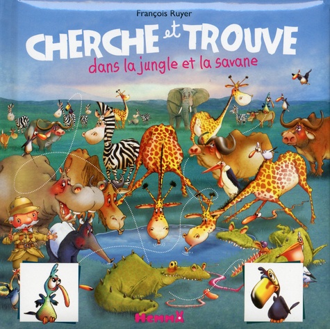 couverture de : Dans la jungle et la savane