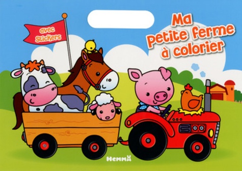 Nadine Piette - Coloriage à emporter - Les animaux de la ferme.