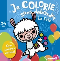 Je colorie sans déborder La fête