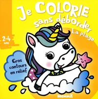 Je colorie sans déborder La plage