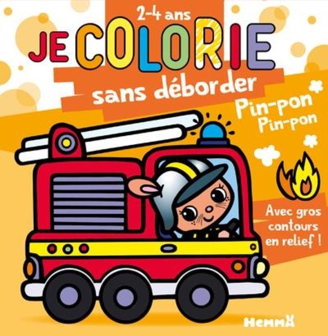 Nadine Piette - Je colorie sans déborder Pin-pon !.