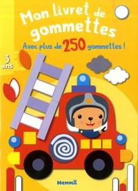 Mon livret de gommettes Camion de pompier