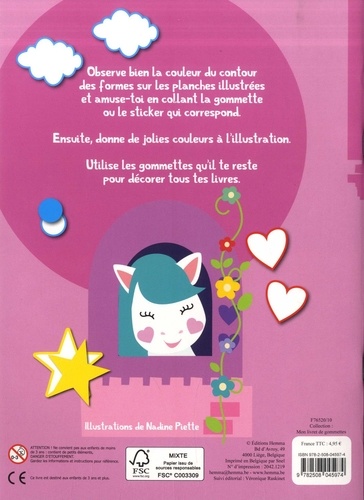 Mon livret de gommettes Licorne. Avec plus de 250 gommettes !