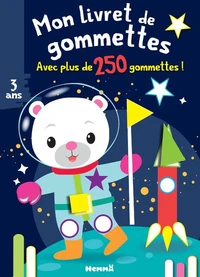 Mon livret de gommettes Ourson dans l'espace