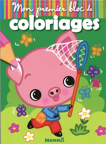 Mon premier bloc de coloriages. Cochon