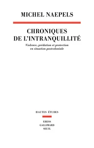 Chroniques de l'intranquillité