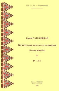 Dictionnaire des racines berbères