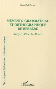 Mémento grammatical et orthographique de Berbère